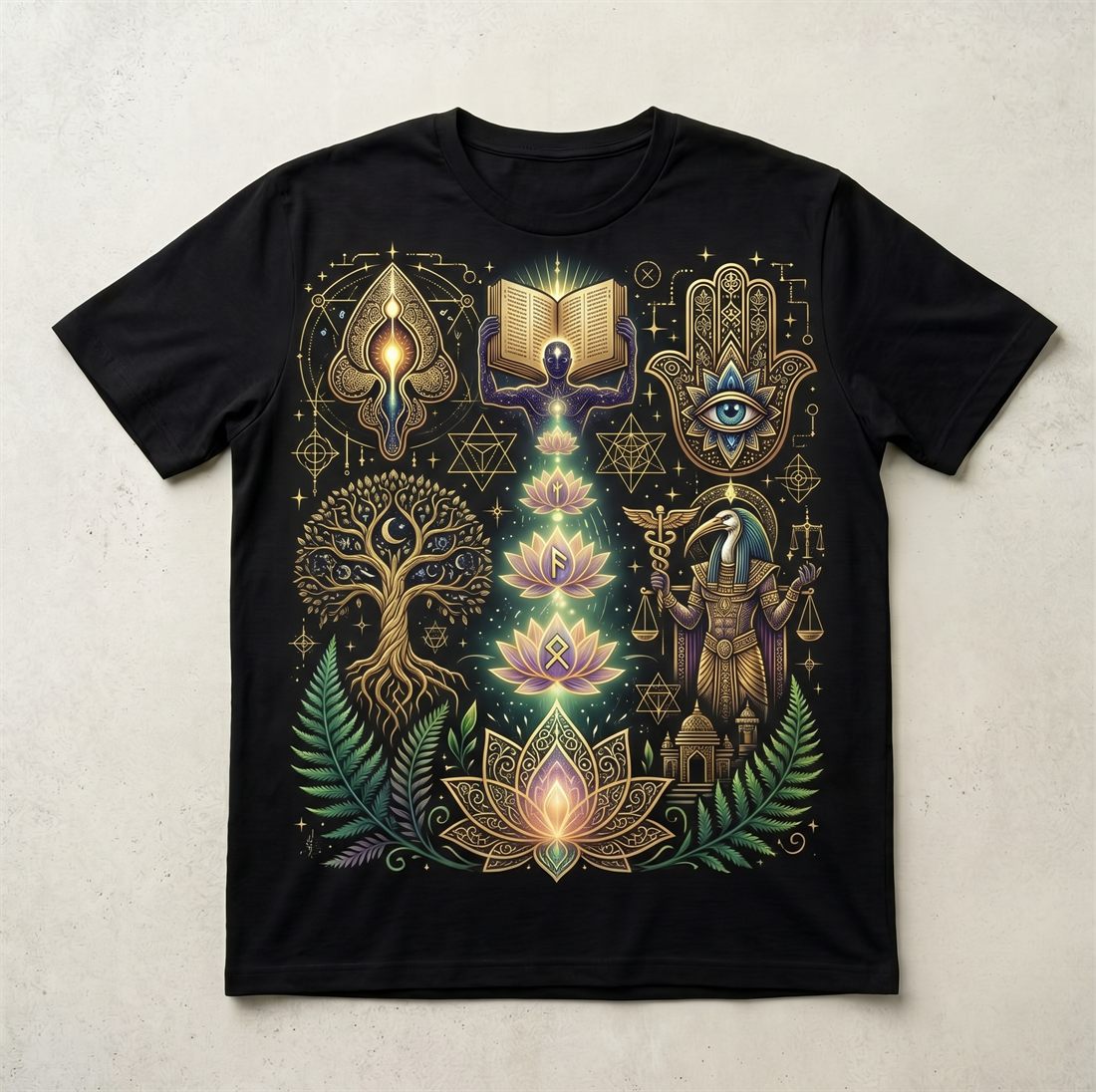 Remera Árbol de la Vida & Thoth