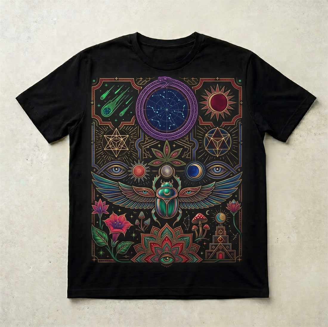 Remera Escarabajo Cósmico
